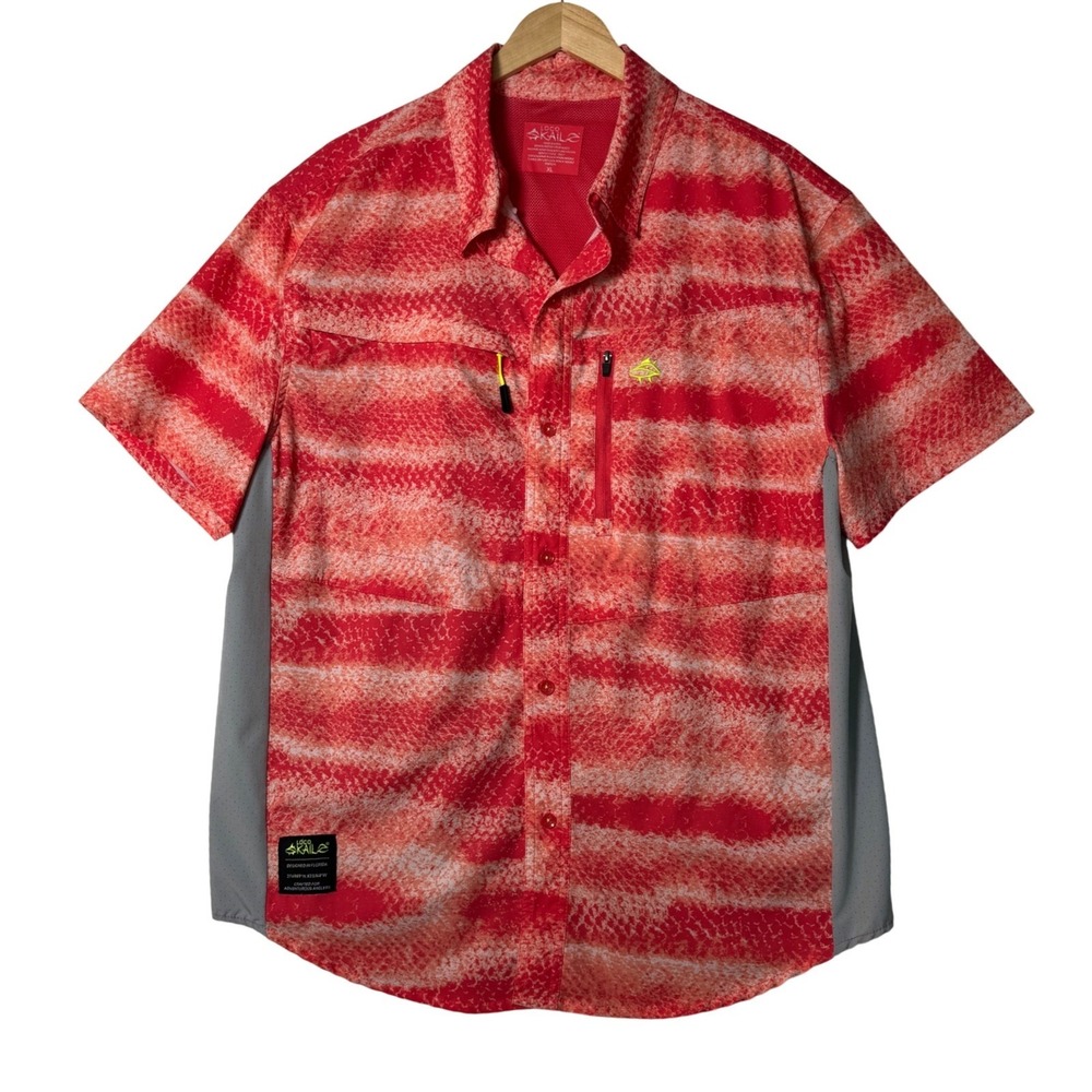 Loco Skailz Mens Performance Fishing Shirt Size XL Outdoor Angler